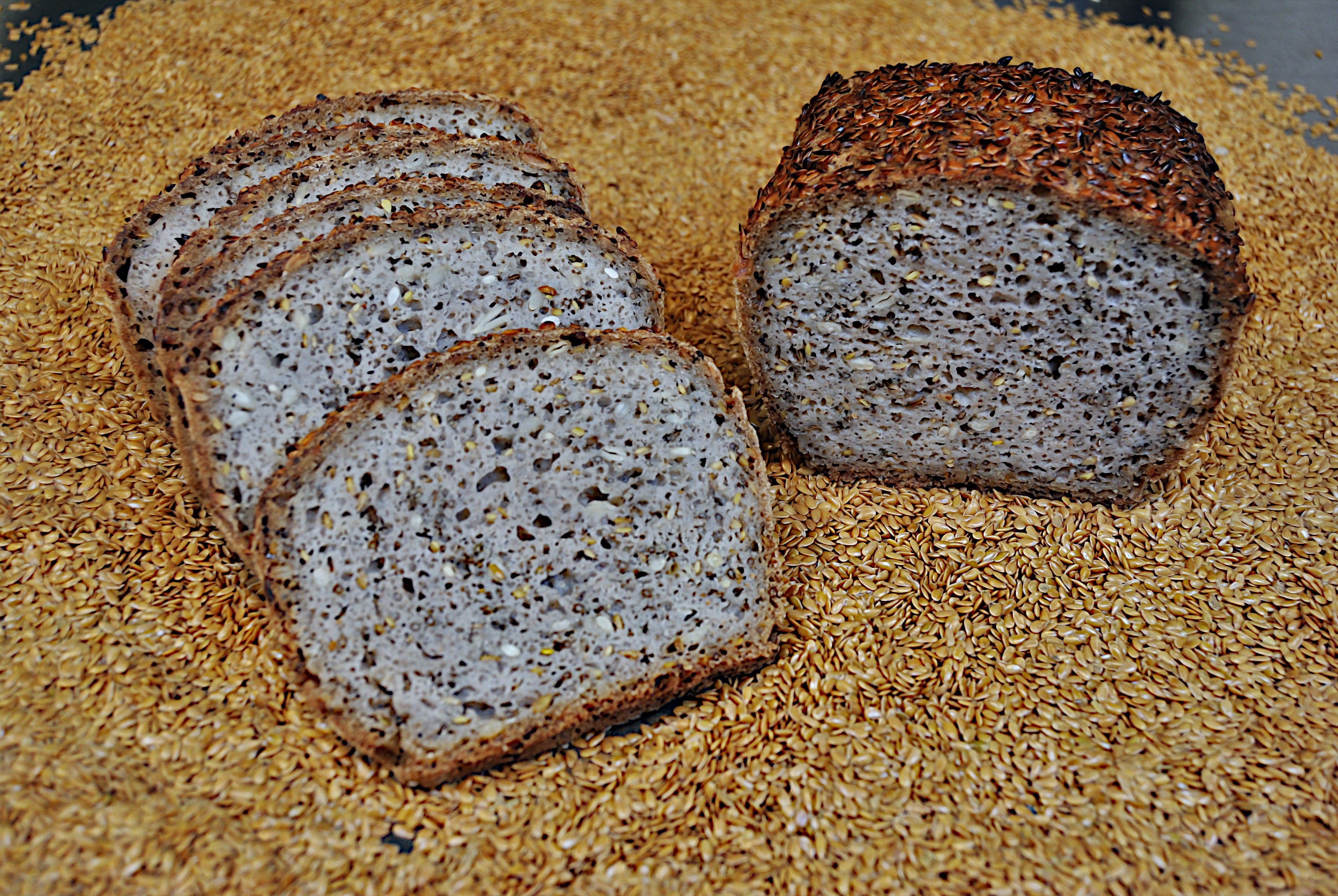 Artisan Buckwheat Loaf with seeds