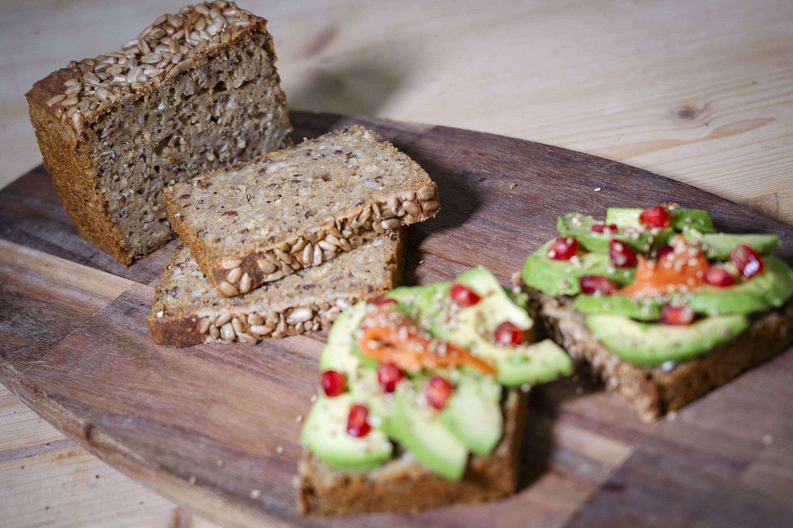 Corn Loaf with seeds